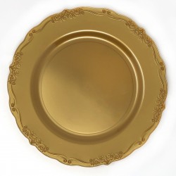 Casual - 10 Elegante Gold Abendessen Teller 26cm