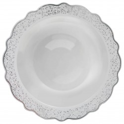 Confetti - 10 Elegante Silber Dessert Schale 150ml